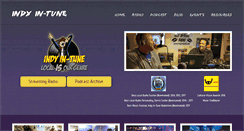 Desktop Screenshot of indyintune.com